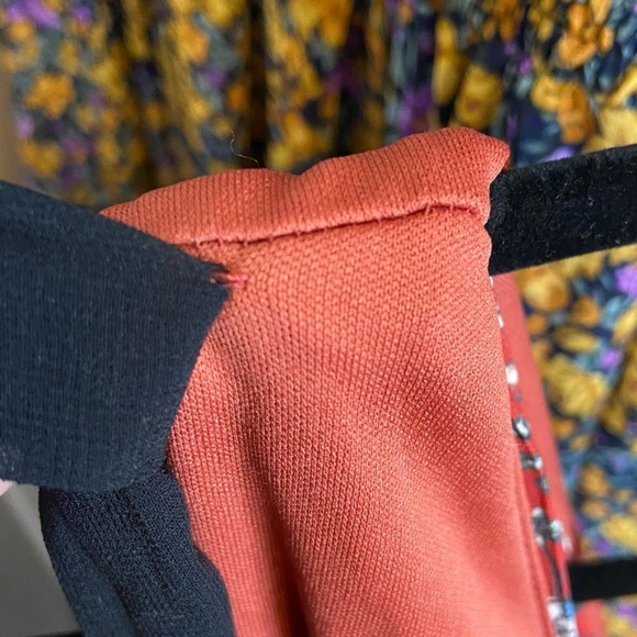 NWOT Lulus Such Sophistication Rust Red Floral Print Pleated Maxi Dress - Picture 14 of 16